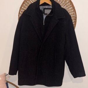 Apt. 9 slate gray wool men’s coat size large